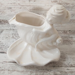 Vintage Inarco Mermaid Soap Dish | Vintage Mermaid Planter/Soap Dish | Ceramic Bathroom Soap Dish | Vintage ToothBrush Holder, Soap Dish