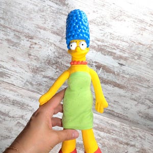 1990 20th Century Fox Marge Doll from The Simpsons | The Simpsons Marge Simpson Doll - Two Available | Vintage Marge from Bart Simpson Doll