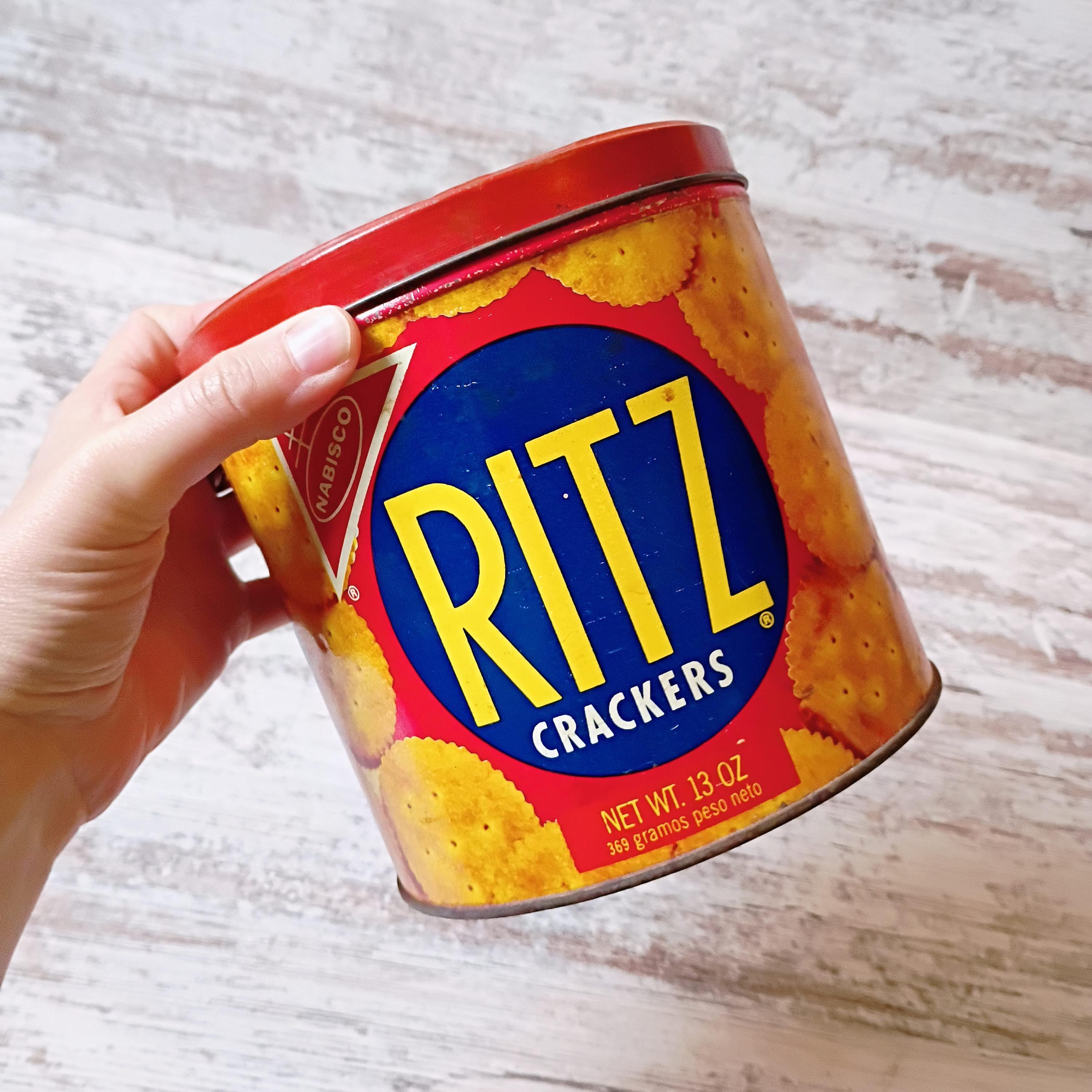 70s Ritz Cracker Tin - Etsy
