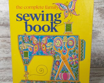 1970s Neon Graphics Sewing Book: Bright Groovy Vintage Style