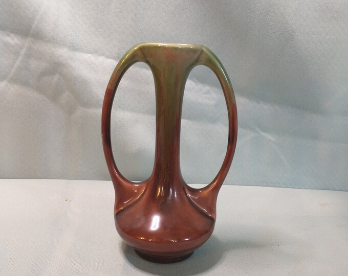 Antique Bud Vase USA Pottery Mid Century Brown Pottery Etsy