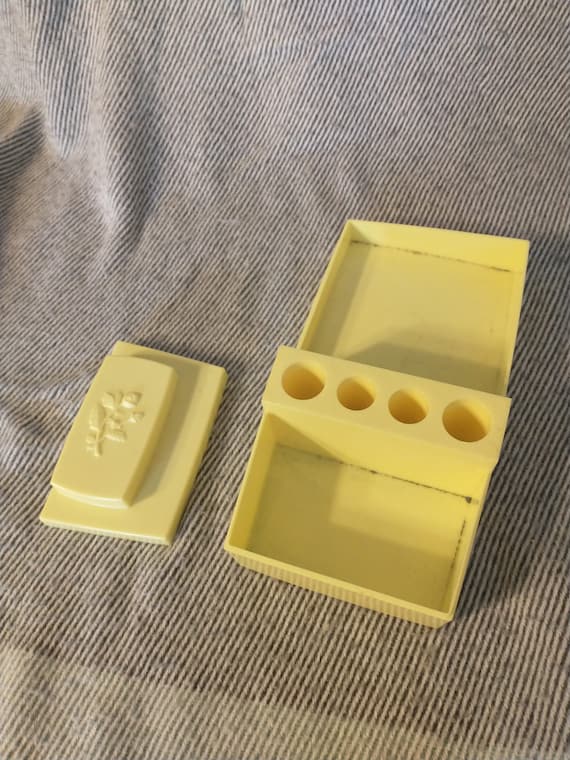 Rare Vanity Storage Set 2 X Perfume Bottles X Lidde… Gem