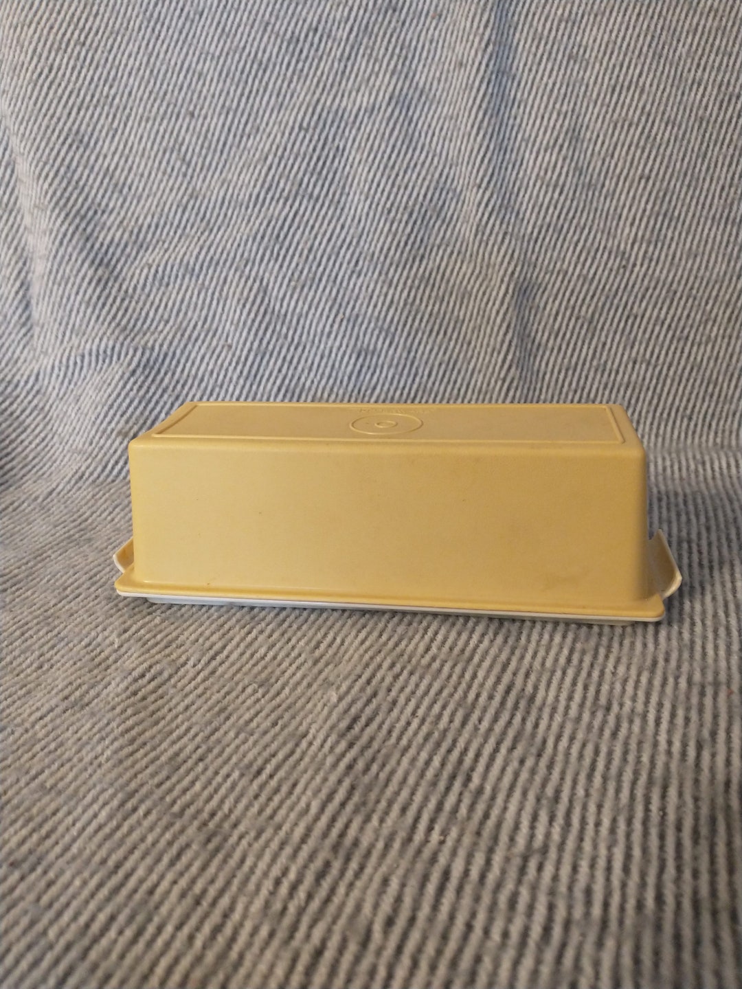 Mustard Gold Butter Dish Vintage Plastic Butter Dish Vtg Etsy