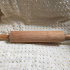 Antique Wooden Rolling Pin | Vintage Rolling Pin | Rolling Pin Collector | Vtg Kitchen Rolling Pin | Heavy Wooden Rolling Pin for Kitchen