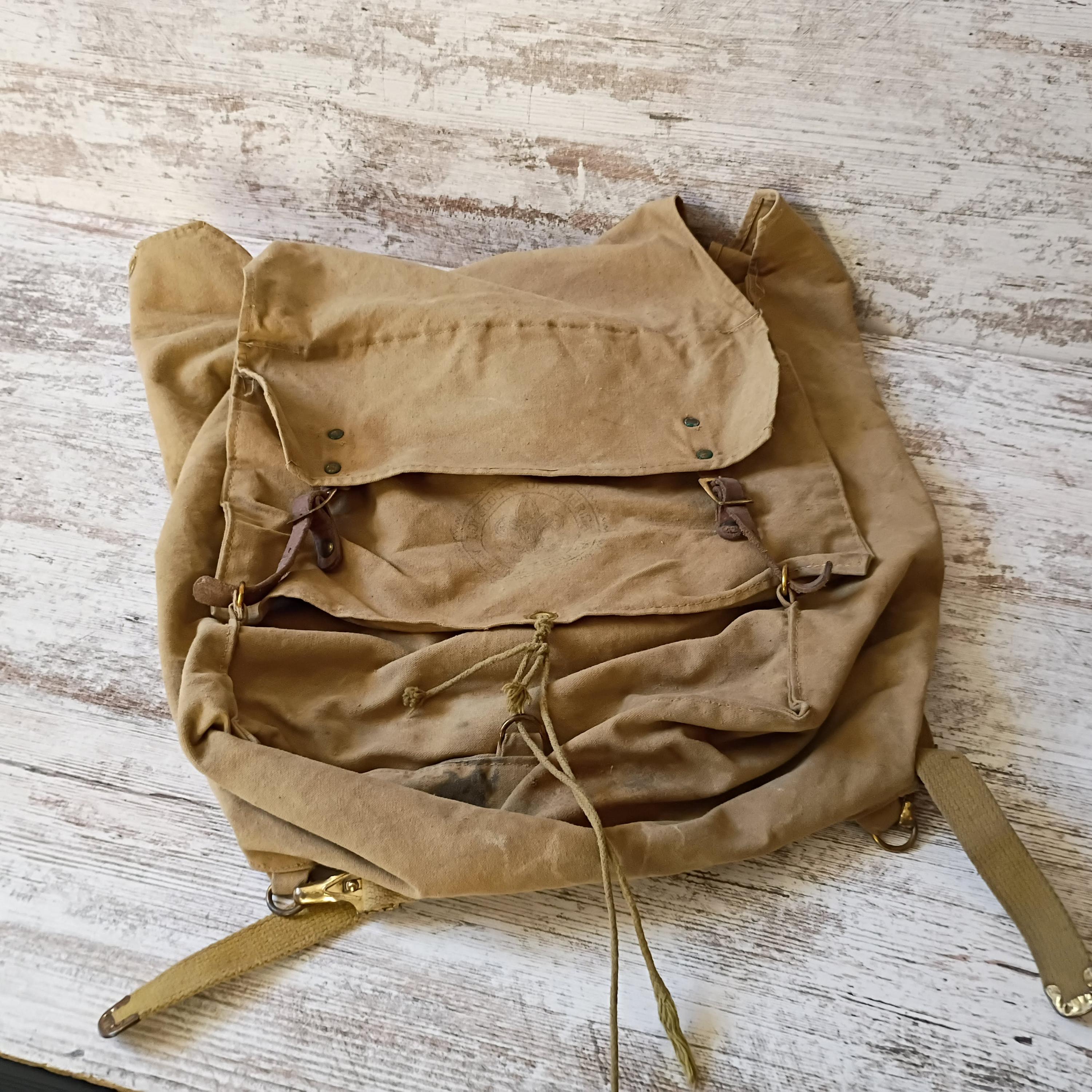 Vintage Boyscout Backpack - Etsy