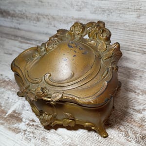 Trinket Box Japanese Vintage Brass - Etsy