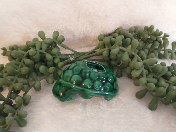 Vintage Anthropomorphic Turtle Ring Holder: 1960s… - image 8