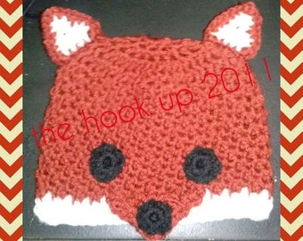 Crochet Fox Hat Pattern  | Crochet Hat Pattern Fox *