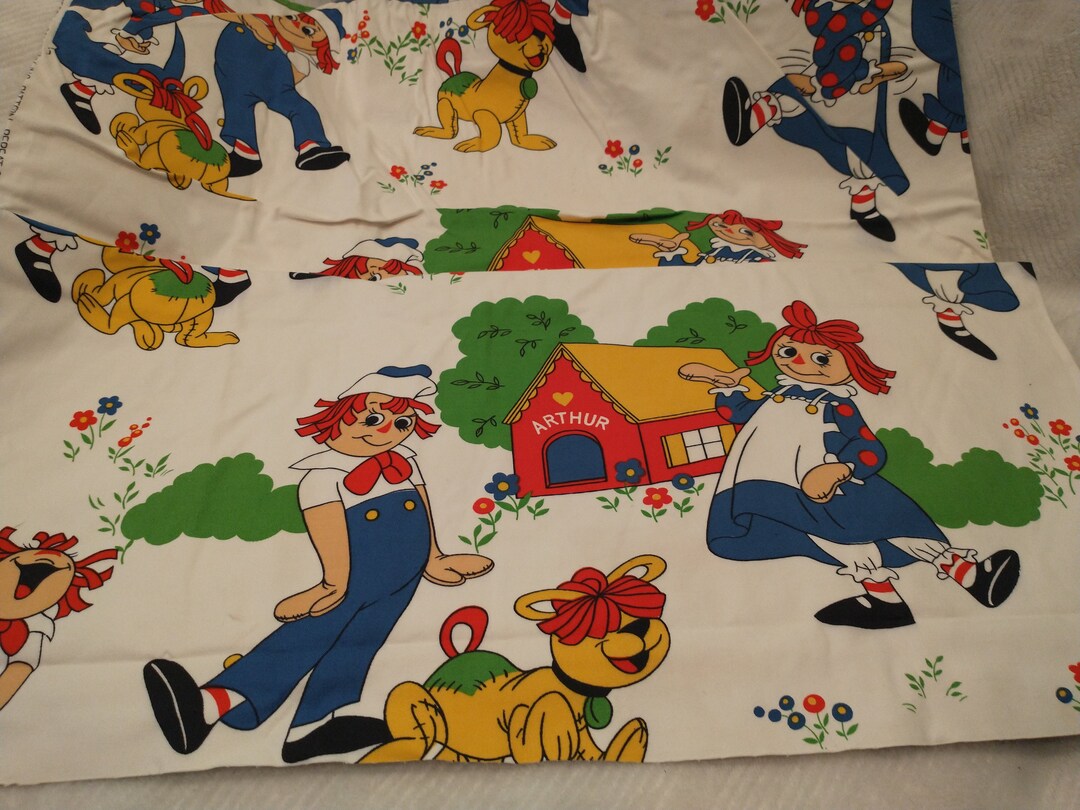 Vintage Raggedy Ann and Andy Waterproof Unfinished Bag Etsy