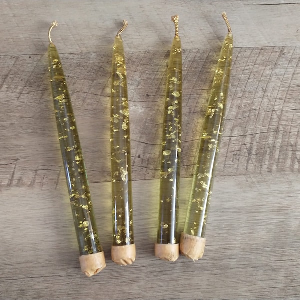 Lucite Taper Candles Etsy