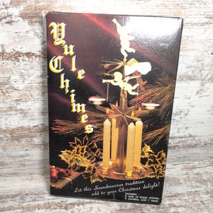 NOS Vintage Joybrite Christmas Candle Chimes: Holiday Decor