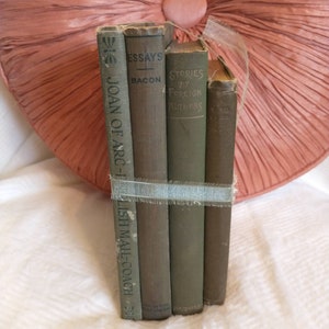 Decorating with books + Where to find vintage book stacks. - In Honor Of  Design