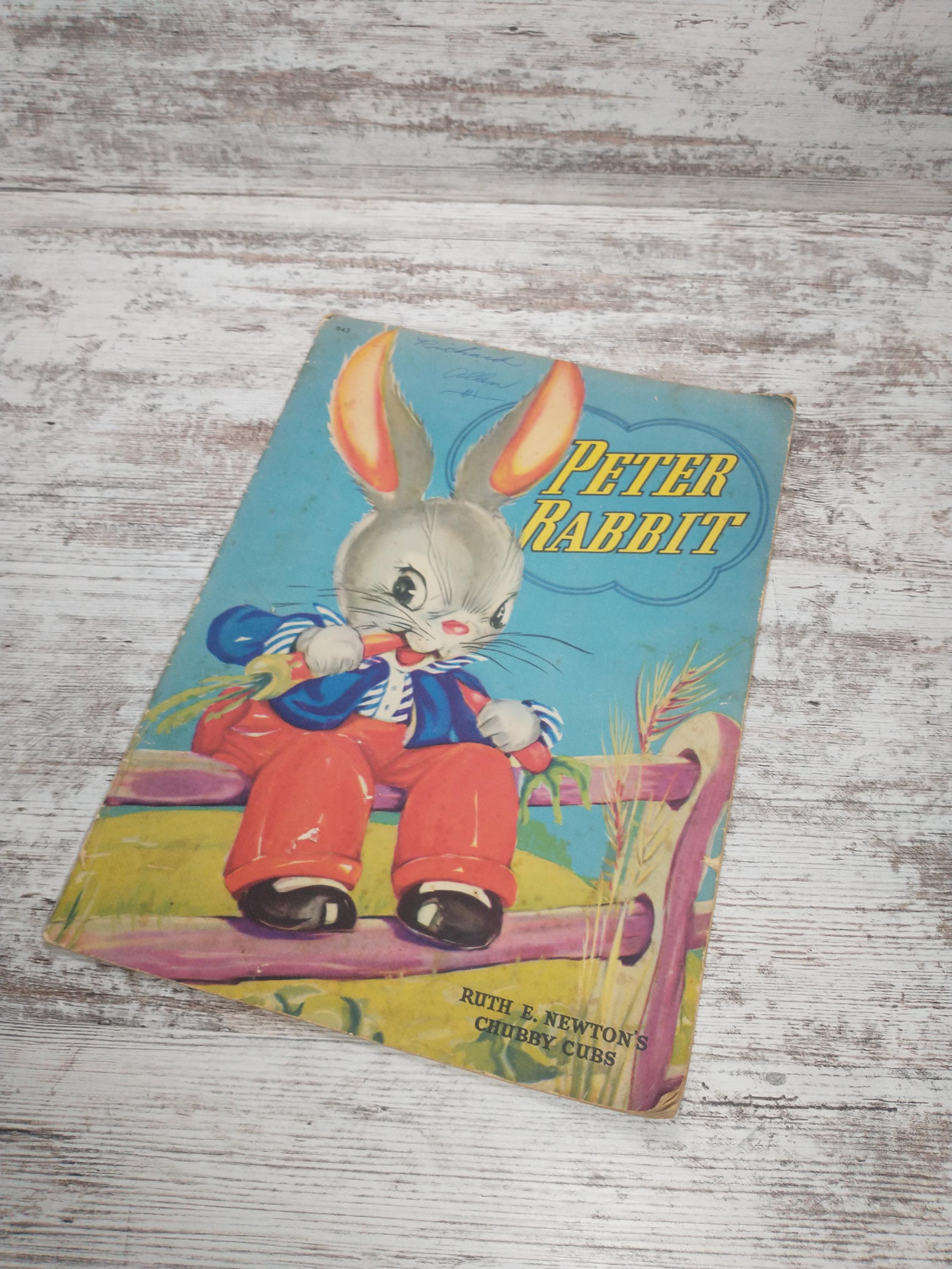 1940s Peter Rabbit Storybook | Ruth E. Newton Illustrations - Etsy