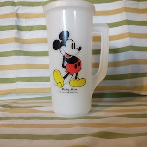 Vintage Mickey Mouse Travel Tumbler | Disney World Souvenir Mug bild 1