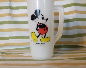 Vintage Mickey Mouse Travel Tumbler | Disney World Souvenir Mug