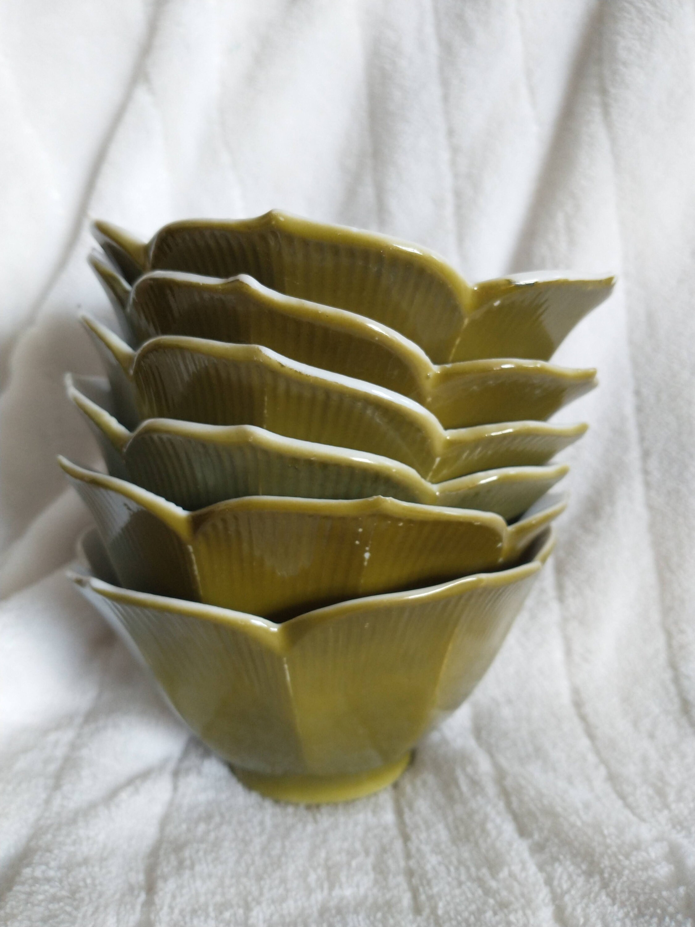 Vintage Japan Tulip Bowls Vintage 1970s Tulip Ramekin Bowls Etsy