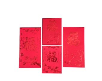 40 sobres rojos chinos 2025 para el Año Nuevo Lunar