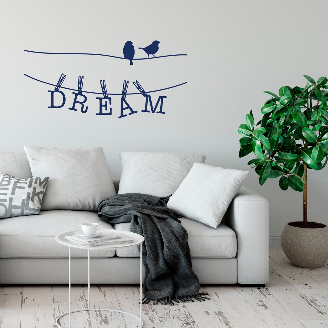 Dream Vinyl Wall Decal Etsy