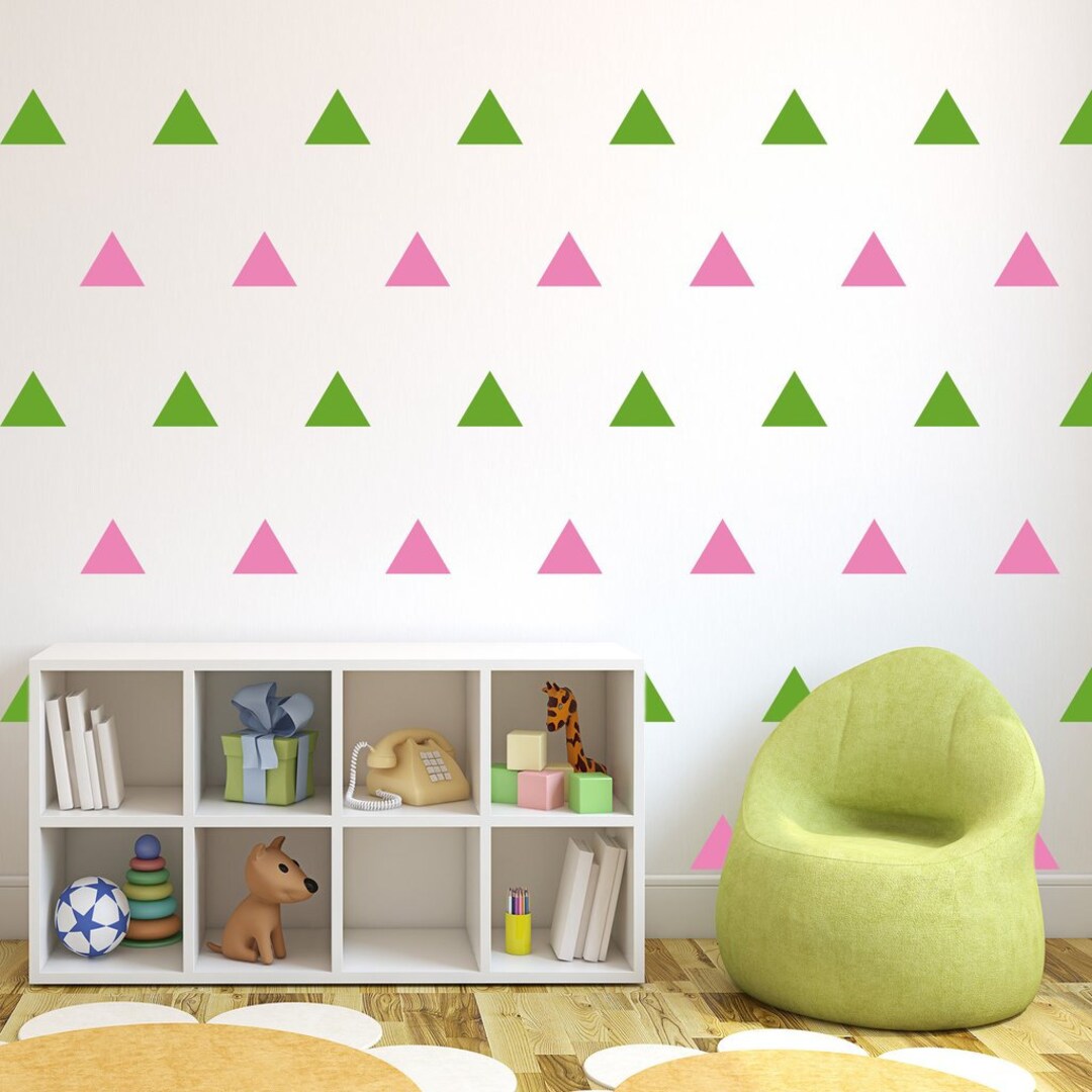 Triangles Vinyl Stickers - Etsy
