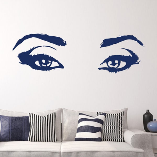 Eyes Wall Decal Etsy