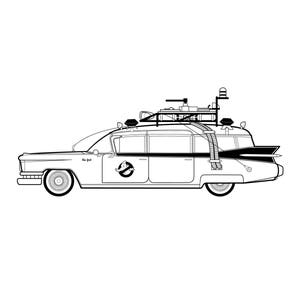 Ghostbusters, Who you gonna call, Ghostbuster&#39;s car, Hearse, 80&#39;s movies, Slimer, Stay Puft, Digital Download Print