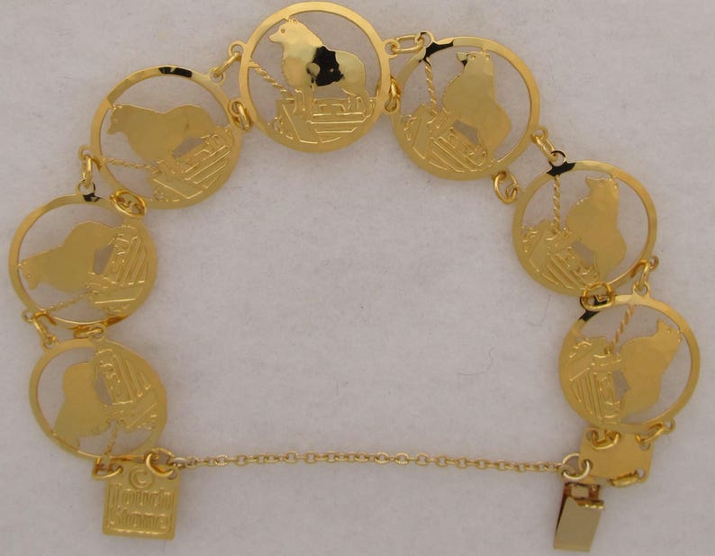 Saluki Jewelry Gold Bracelet by Touchstone