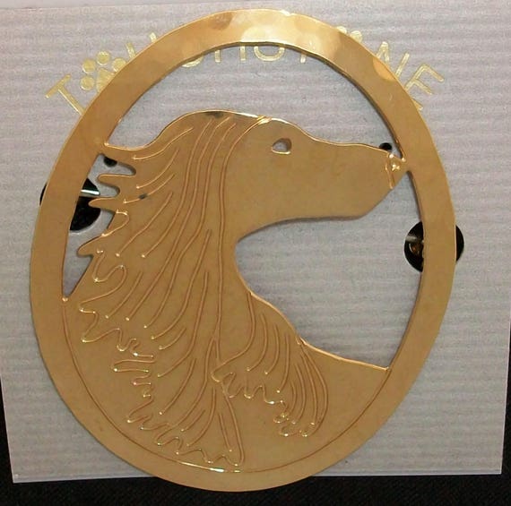 Affenpinscher Jewelry Gold Pendant by Touchstone Dog Designs