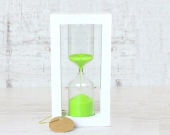 Holz Hourglass Sand Hourglass moderne Stunde Glas Hourglass Timer Holz Sand Uhr Schreibtisch Veranstalter Sand Ei Timer Hourglass Uhr Dekor