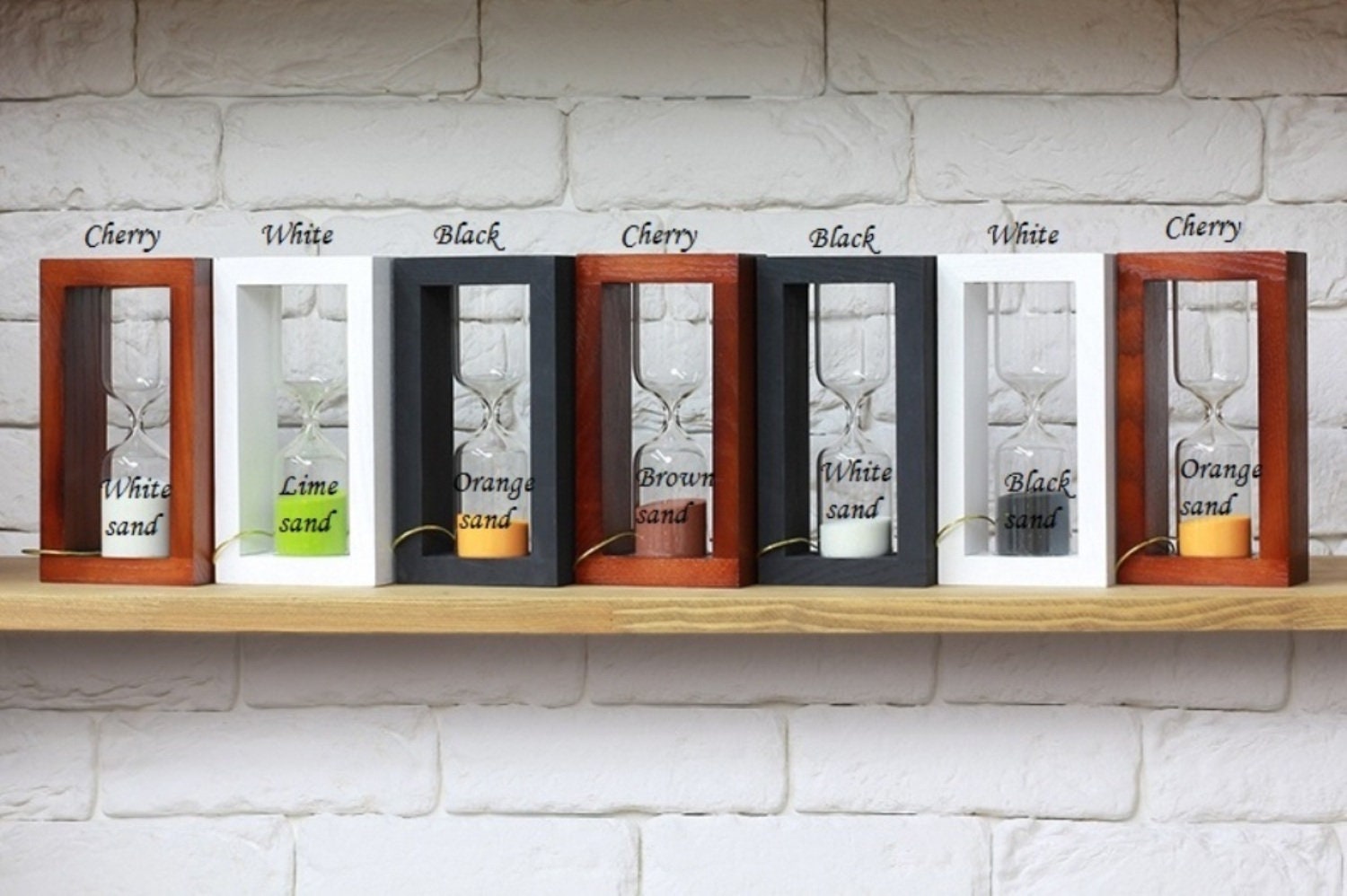 Sand Timer, Hourglass Timer, Sand Hourglass, Sand Clock, Wooden ...