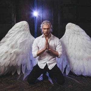 Angel wings men, Cosplay wings, Wings photo prop, White angel wings, Wings, Angel wings costume