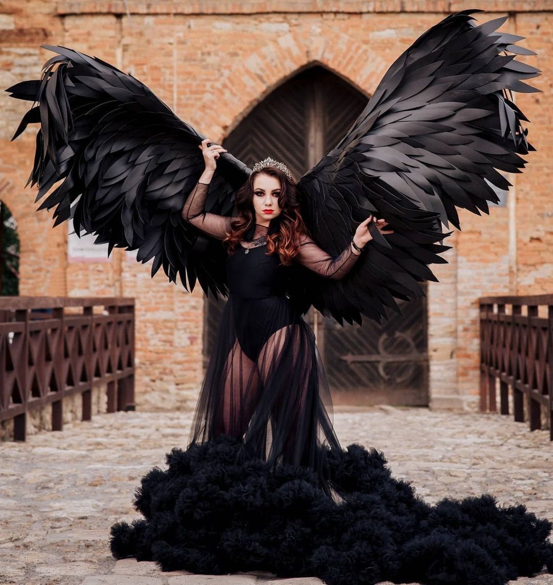 Angel Wings Cosplay, Black Angel Wings, Malefecent Wings, Devil Wings