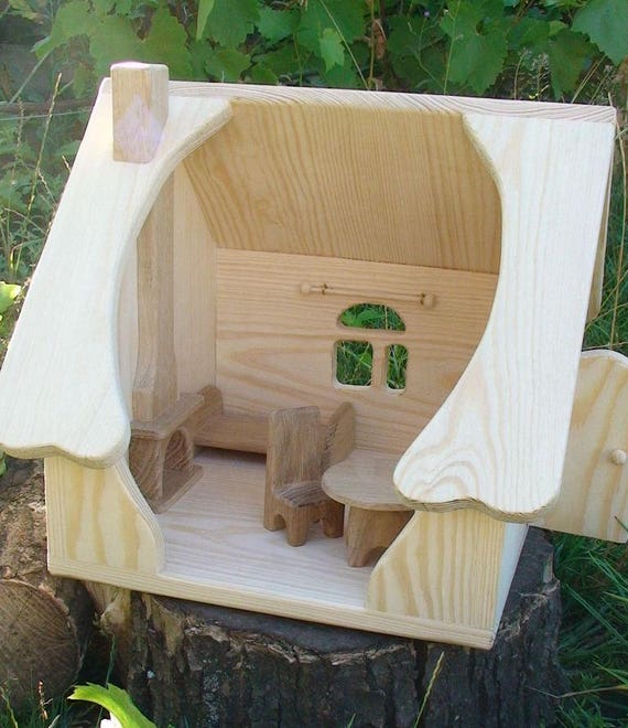 waldorf wooden dollhouse
