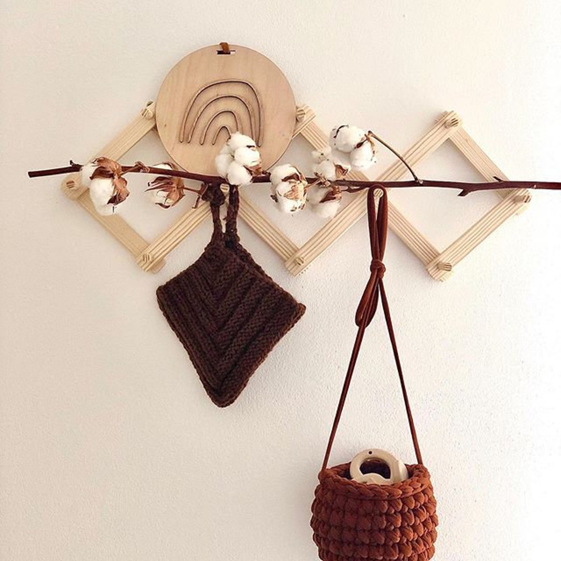 Accordion Peg Rack Vintage Hanger Accordion Hanger Etsy