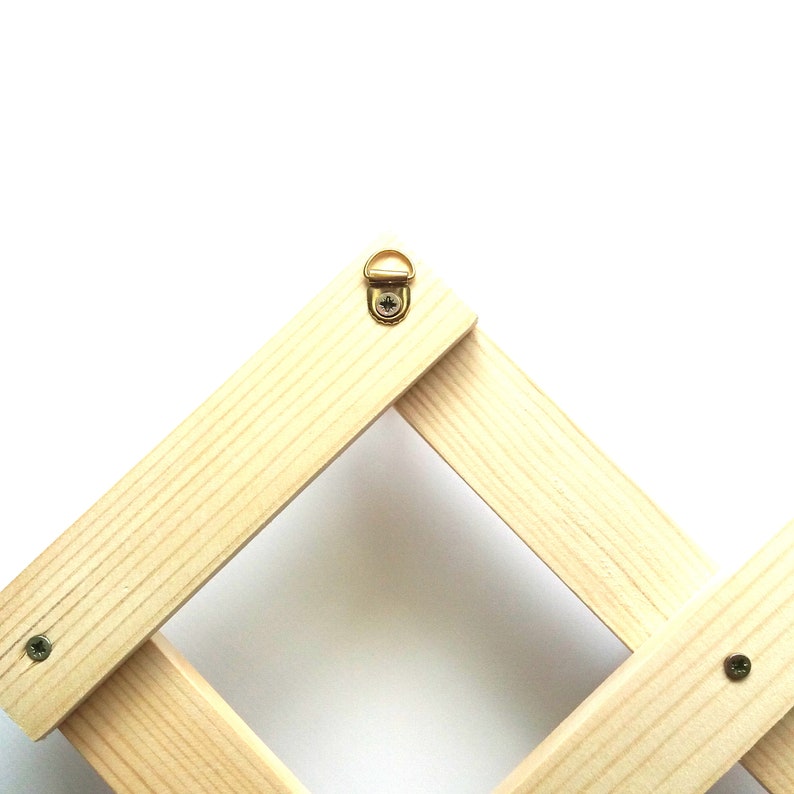 Wooden Hanger Accordion Hanger Retro Hanger Rustic Clothes Etsy