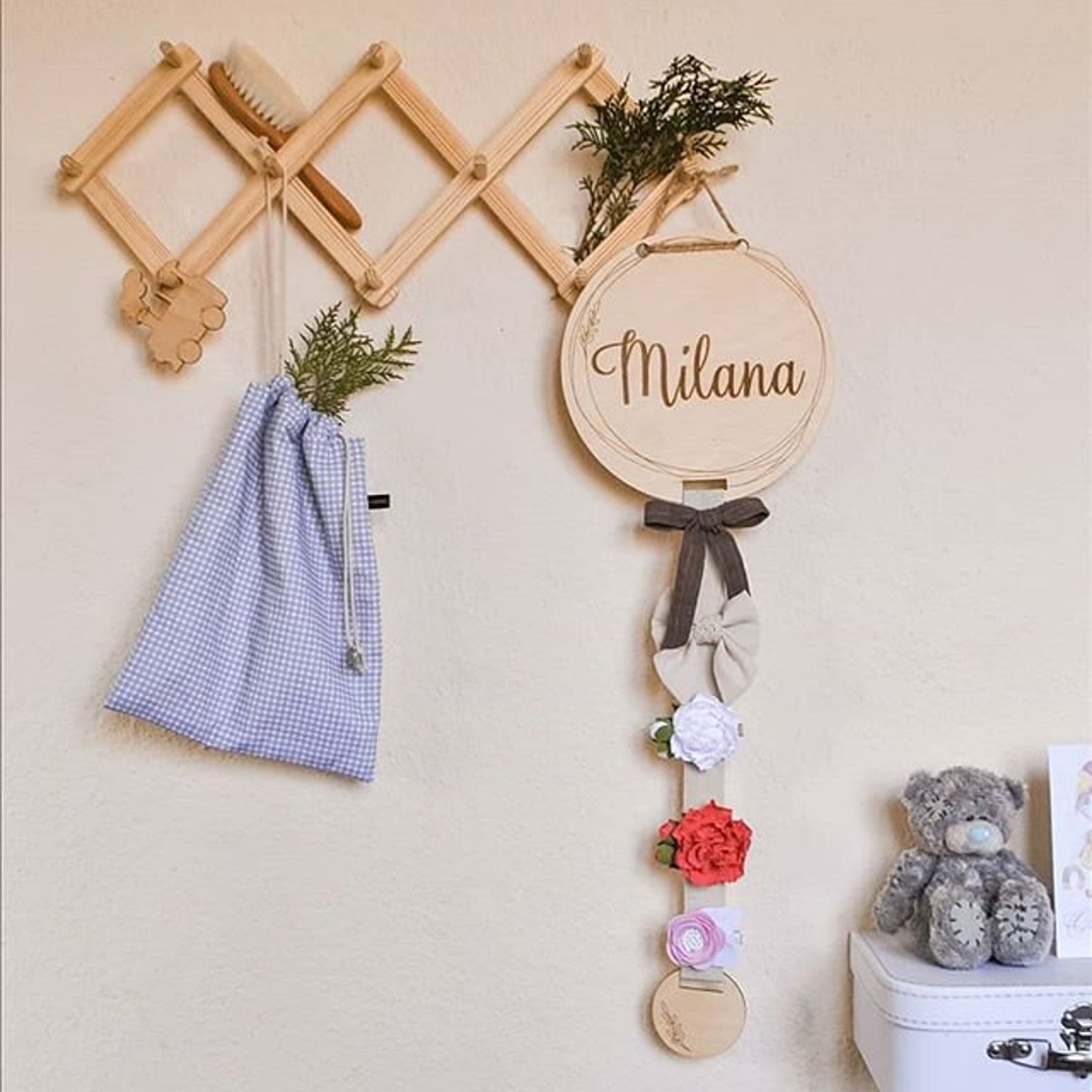 Accordion Peg Rack Vintage Hanger Accordion Hanger Etsy