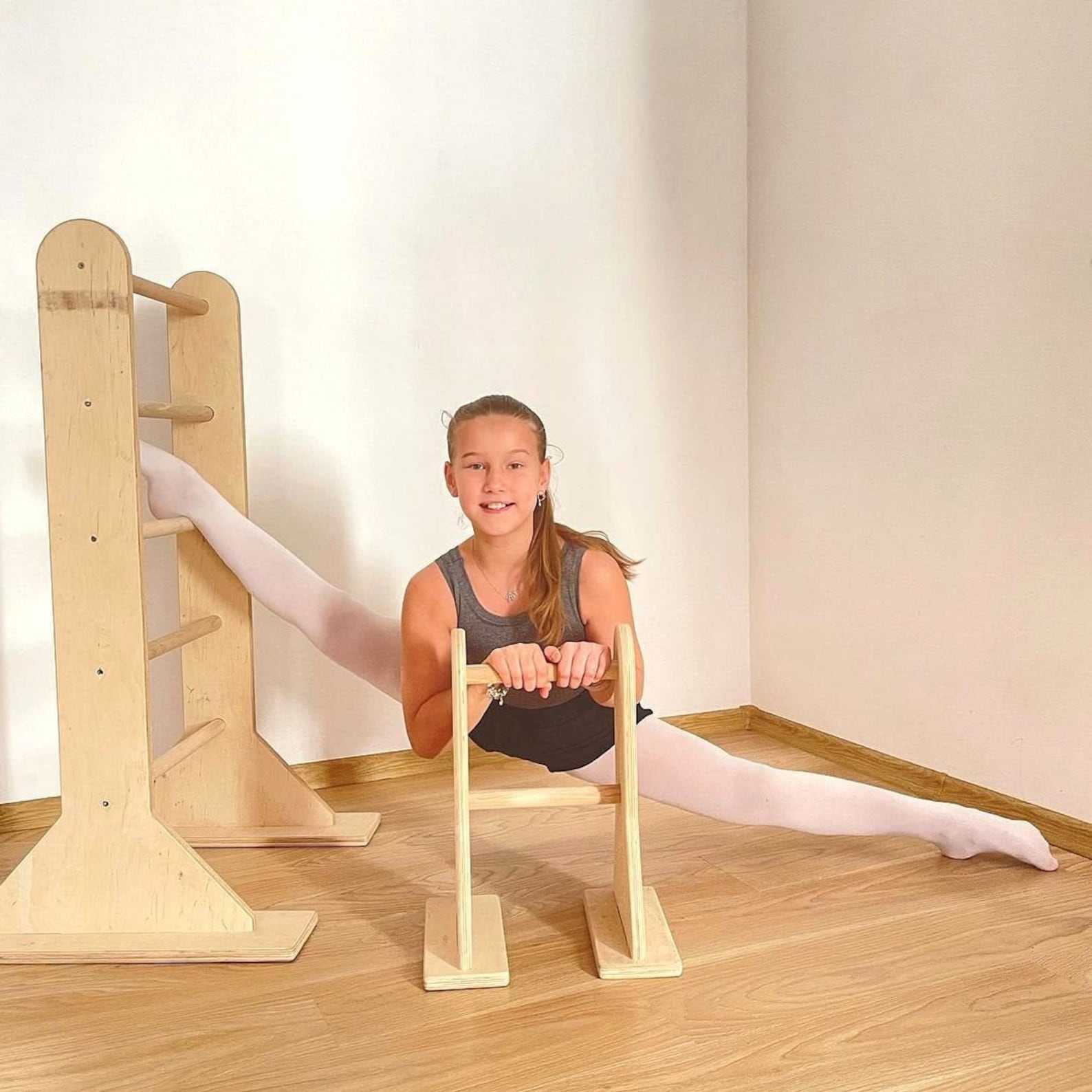 Portable ballet barre Wooden ballet barre Adjustable ballet Etsy