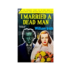 I Married a Dead Man: repro van vintage pulp paperback omslag | pulpkunstafdruk