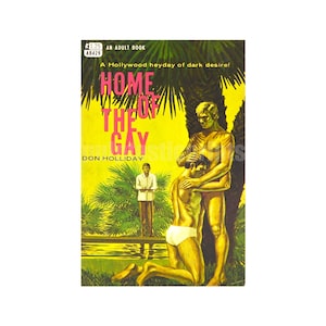 gay print Home of the Gay — vintage pulp paperback cover repro | gay pulp art print