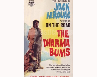 【額縁付】ジャック・ケルアック On The Road ポスターフレーム A3 路上 — ジャック・ケルアックのヴィンテージブックカバー初版の