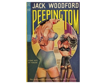 Peeping Tom — vintage pulp paperback cover print | retro pulp art print