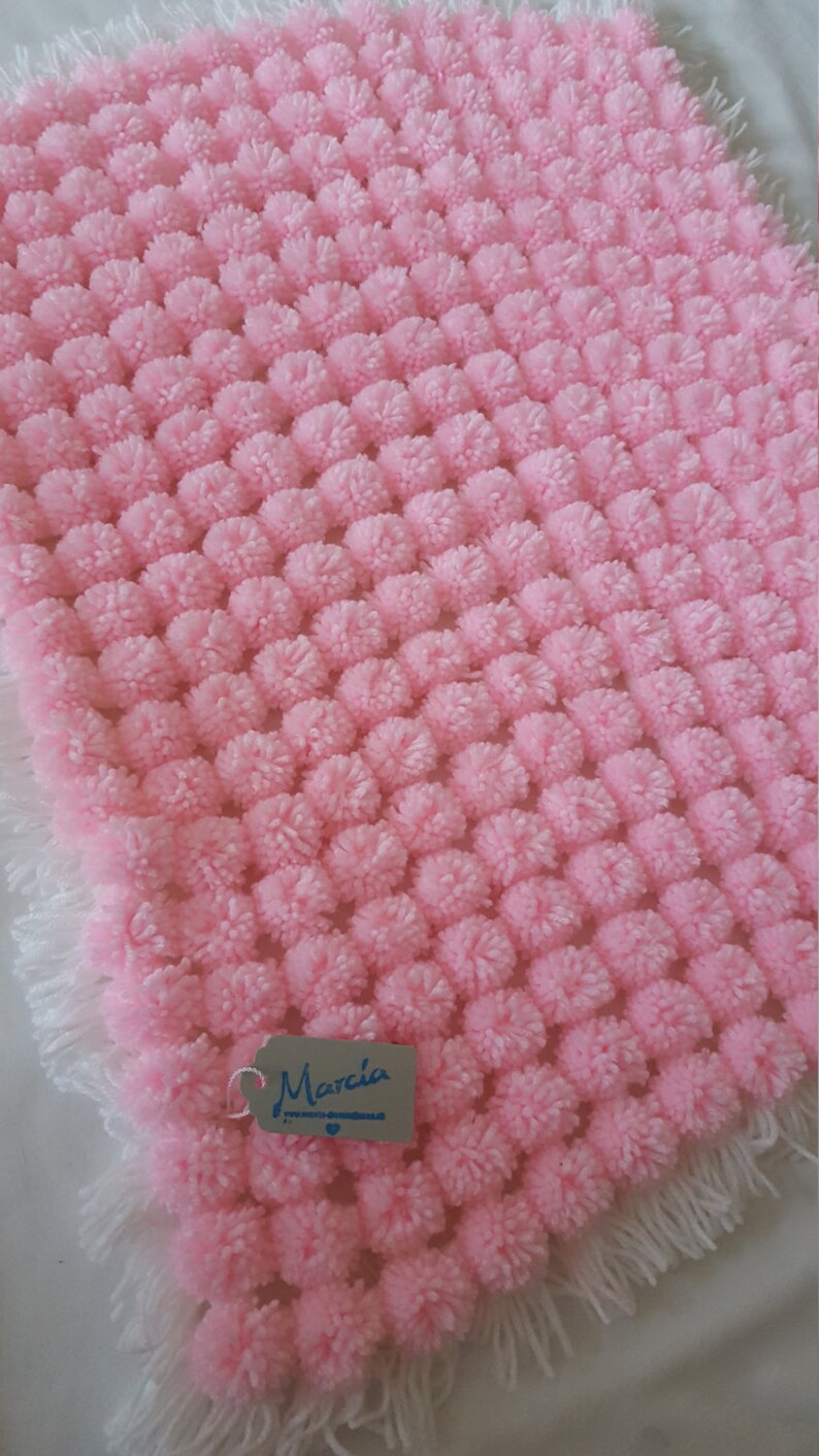 Pompom Pram Blanket image 2