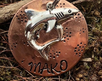 Shark Dog Tag,Jaws,Dog Collar Tag,Dog Name Tag,Pet ID Tag,Nautical,Beach,Landshark,Fishing,Nemo,Boating,Finley,Ocean,Pet Name Tag,Dog ID