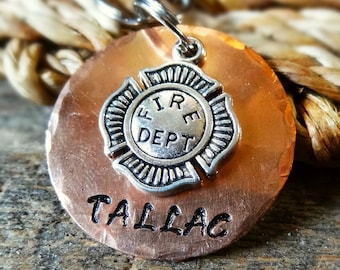 firefighter dog tags for pets