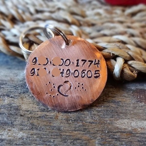 Celtic Dog Tag, Copper Dog Tag For Dogs, Dog Collar Tag, Personalized Dog Name Tag, Irish Dog Tag, Celtic Knot, Pet ID, Pet Name Tag bild 7