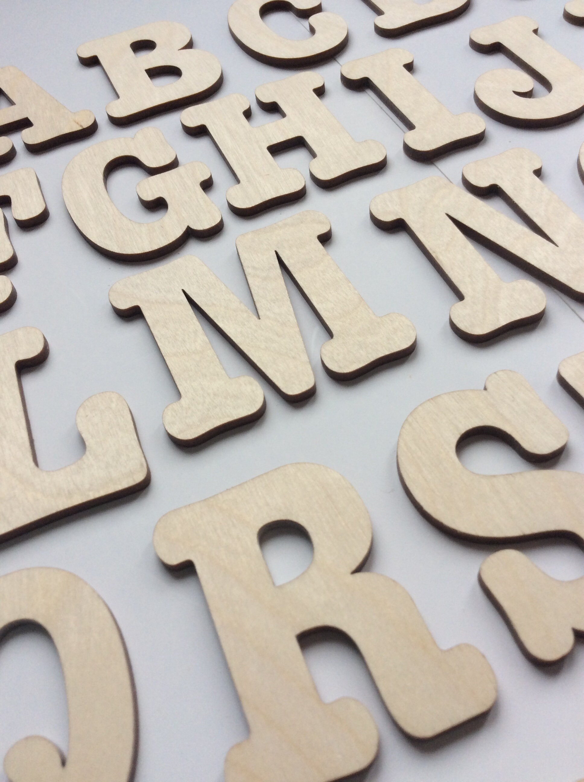 Laser Cut Wooden Letters and Shapes Laser Cut Wooden Blanks Etsy