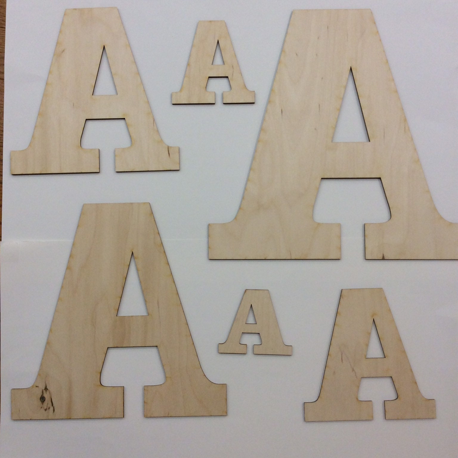 Laser Cut Wooden Letters and Shapes Laser Cut Wooden Etsy