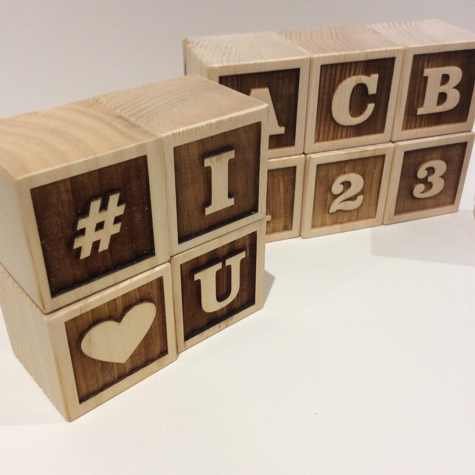 Wooden Letter Blocks Custom Wooden Baby Blocks Alphabet Etsy Canada