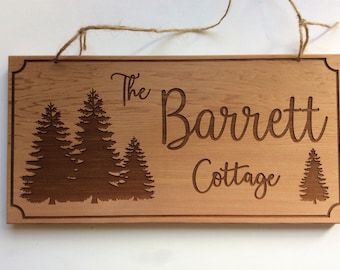 Custom Wood Sign, Personalized Cottage Signs, Family Name Signs, Custom Signs for your Cabin, Personalized Cabin Sign