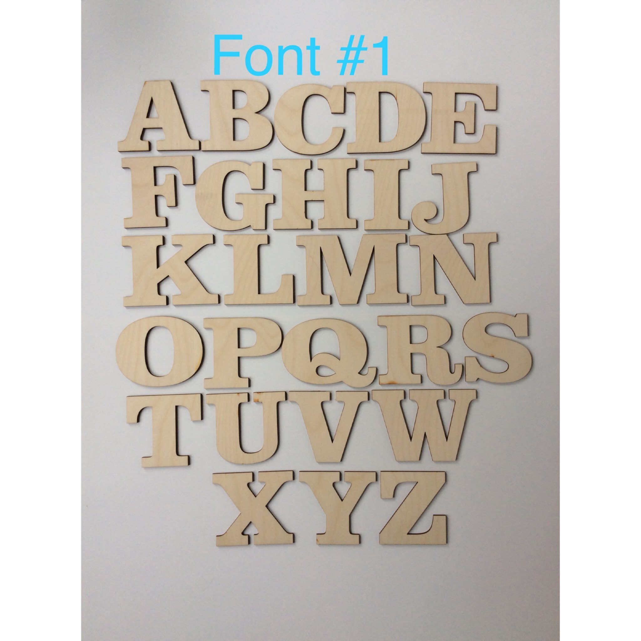 Laser Cut Wooden Letters and Shapes Laser Cut Wooden Etsy