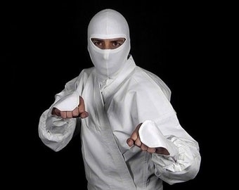 White Ninja Uniform Costume